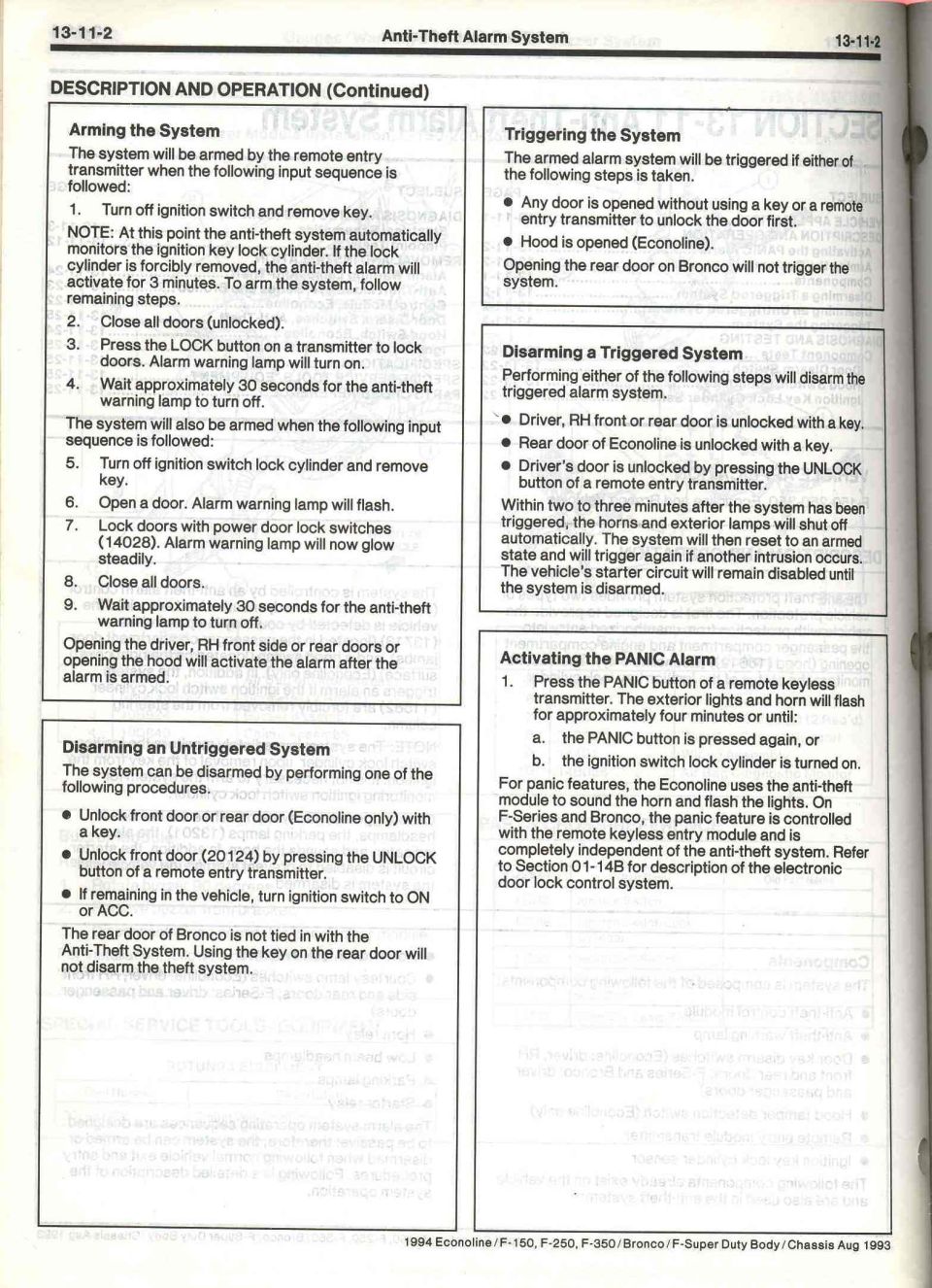 94 Bronco Anti-Theft - 2