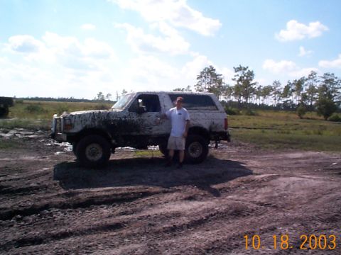 1992 Ford Bronco - Me and my rig, look at that mud!