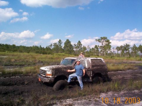 1992 Ford Bronco - Matt stuck.