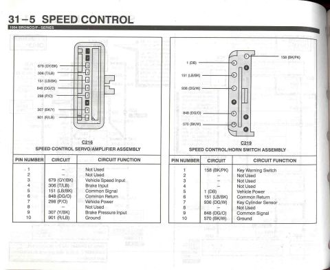 1996 Ford Bronco - Speed Control - 5