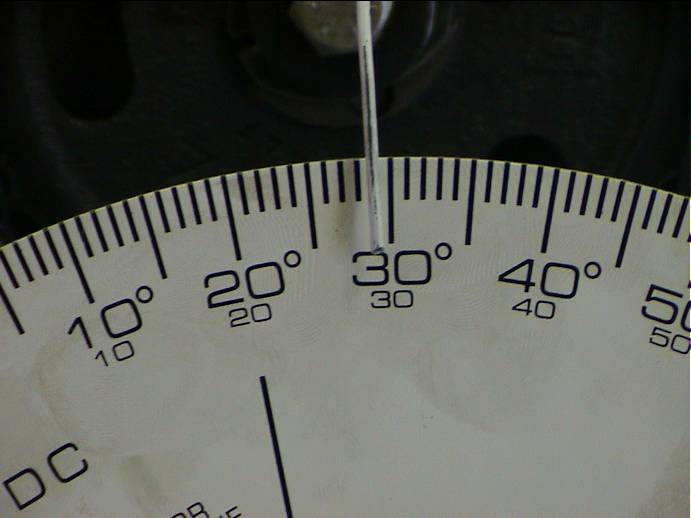 I put the lower gear on 2A and tightened it all down and it's 1 degree advanced now