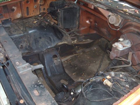 1980 Ford F-150 - Engine bay just waiting for her new heart. :)