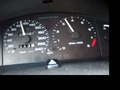 1993 Ford Probe - On the highway, showing how quiet this muffler really is!