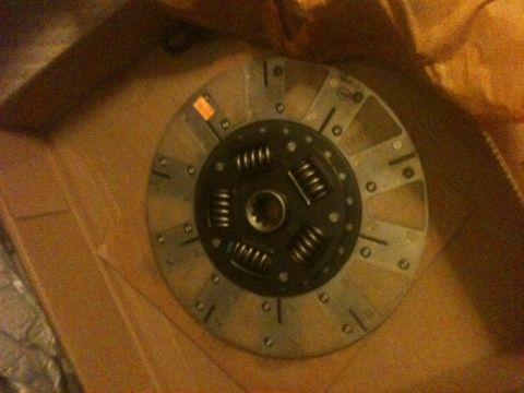 1993 Ford Bronco - A clutch disc, a component of a vehicle's transmission, is shown in detail.