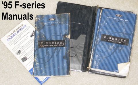 1983 Ford Bronco - '95 F-series Manuals & Flap Case