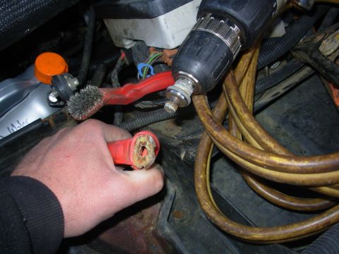 1997 Chevrolet Silverado 3500 - I cleaned all 5 less than a year ago, but I didn't apply any grease. It has been cranking a little more slowly lately, so while working on…
