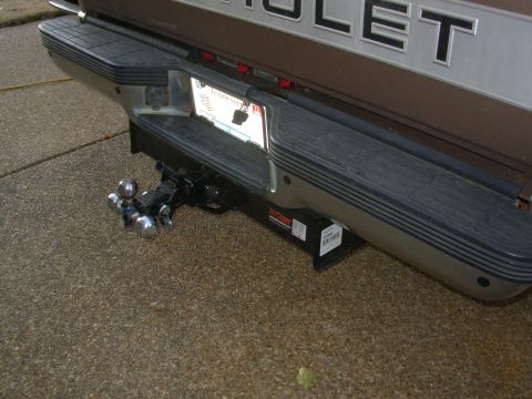 1997 Chevrolet Silverado 3500 - I ran across a decent set of bumper trim strips in the junkyard, so they're on now. The marker lights are LEDs on a stainless strip from ei…