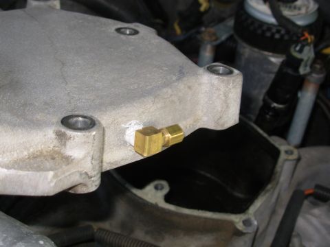 1997 Chevrolet Silverado 3500 - To add a mechanical boost gauge, I drilled & tapped the intake plenum for a compression elbow (NAPA 69x2 ~$3). Teflon tape is taboo, but I…