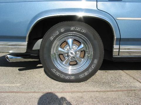 1988 Ford Crown Victoria - Stuck one of my new tips on what's left of my pipe just to see what all the chrome would look like together. The exhaust will actually exit…