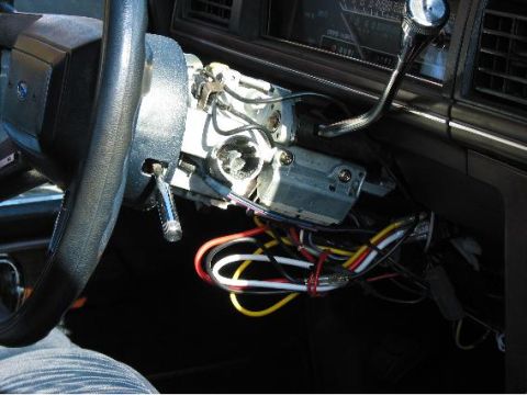 1988 Ford Crown Victoria - My ignition tumblers locked up on me, so I got the idea to install a pushbutton ignition. Still under construction at the moment... it gets…
