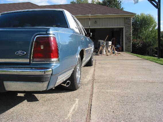 A rear angle shot... that is one oddly placed exhaust tip, isnt it?