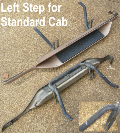 1983 Ford Bronco - Cab Step (right step also available) for Standard Cab F-series SOLD this tube bracket, but I've found another pair and I make new better br…