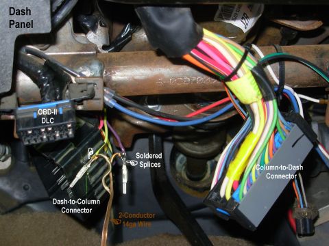 1997 Chevrolet Silverado 3500 - I pulled the blue terminal lock & the white contact shield, and removed the 2 terminals. I tinned the crimp & then soldered a wire to each.…