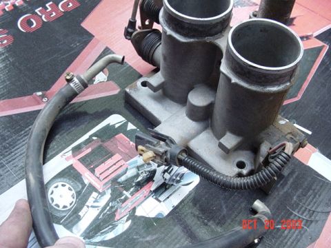 1989 Ford Bronco - We cut off the coolant tubes for the throttle body