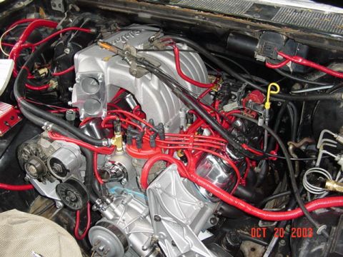 1989 Ford Bronco - Plug wires are on, and linkage is hooked up