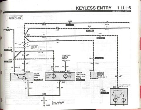 1996 Ford Bronco - Keyless Entry - 6