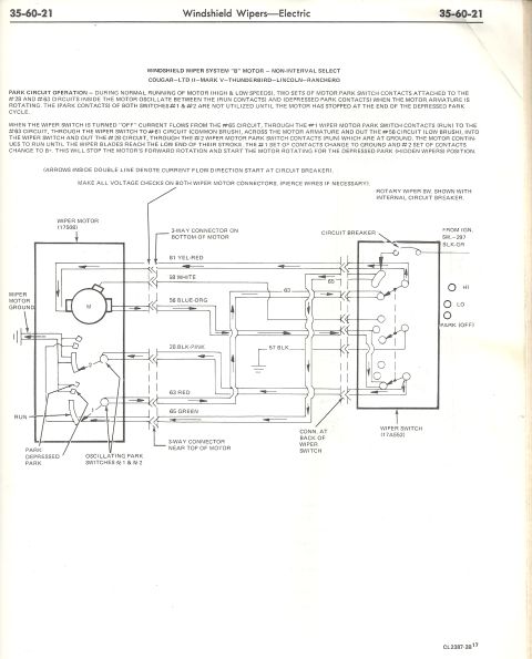 1979 Ford Ranchero - 1979 windsheild wiper wiring diagram