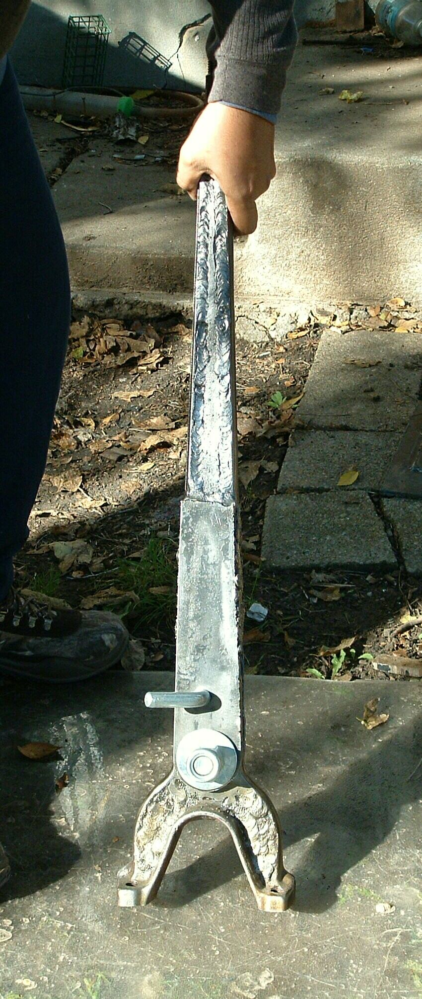not too shabby. i could grind the welds smooth, but thats alot more time than i wanted to put into this one.