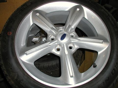 1960 Ford Ranchero - New 2011 Mustang 18" rims and tires