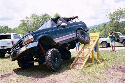 1994 Ford Bronco - On the ramp