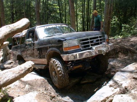 1994 Ford Bronco - Coming up to Slickrock