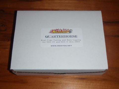 1996 Ford Bronco - A white box with a label for "QUARTERHORSE" and "WWW.MOATES.NET" is shown.