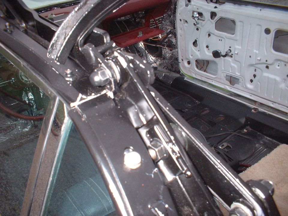 Interior door mechanism and bare door panel