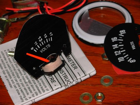1975 Ford Bronco - The [url=http://classicbroncos.com/forums/index.php]MarsChariot face will make the new voltmeter look like stock in the old instrument clus…