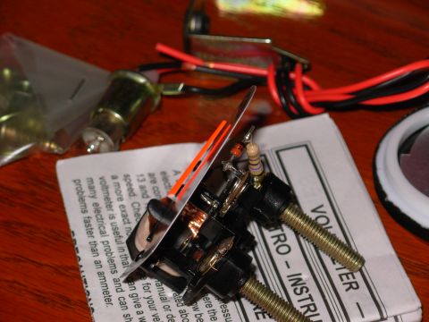 1975 Ford Bronco - The last step is to add a drop of glue (I used E6000) to hold the face flat against the support peg & the Zener diode so it can't foul the…