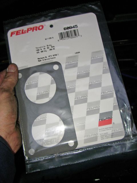 1990 Ford Bronco - Fel-Pro throttle body gasket for Ford 5.0L and 5.8L engines from 1986-1995.