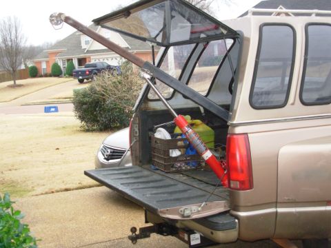 1997 Chevrolet Silverado 3500 - I still have to drill the holes in the black boom for the extension pin, and then sandblast & paint everything.