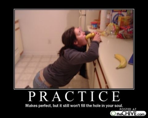 1994 Ford Bronco - A woman is shown eating a banana in a kitchen setting, with a motivational quote below the image.