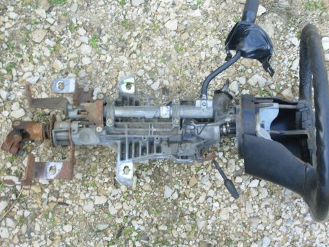 1983 Ford Bronco - This column lacks not only an airbag, but also a brake-shift interlock. I'm about to remove the shifter, and I'll probably also change the…