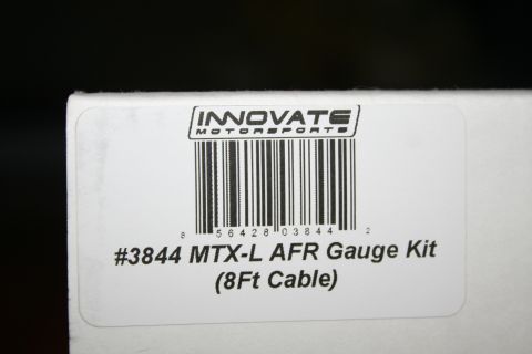 1996 Ford Bronco - Box for an Innovate Motorsports MTX-L AFR Gauge Kit with an 8ft cable is shown.