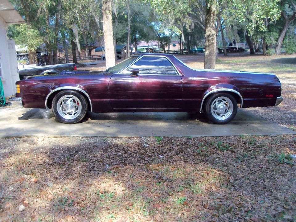Ranchero has been lowered by cutting 1 1/2 coils from the front pair and cutting 1 1/4 coils off the rear coils then reforming the pigtail ends. Will sit a little lower when finished, need to install interior, seats, door panels, carpet, sound deadner and etc.