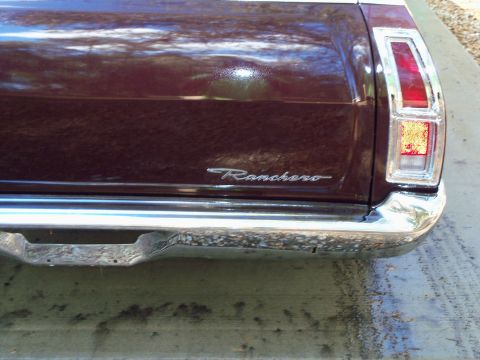 1979 Ford Ranchero - FORD letter holes welded up, used adhesive backed Ranchero script.