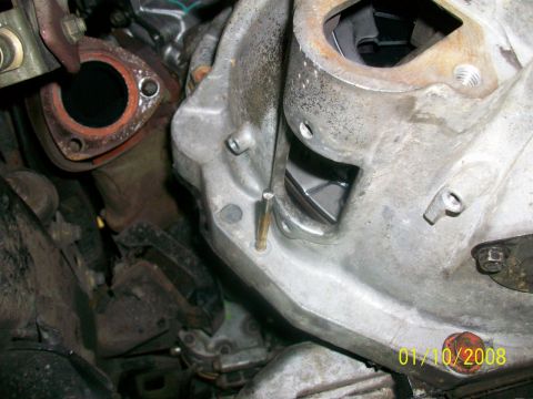 2000 Isuzu Vehicross - Engine component detail, possibly part of a transmission or exhaust system.