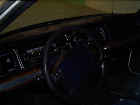 1991 Ford LTD Crown Victoria - Cockpit, before mods.