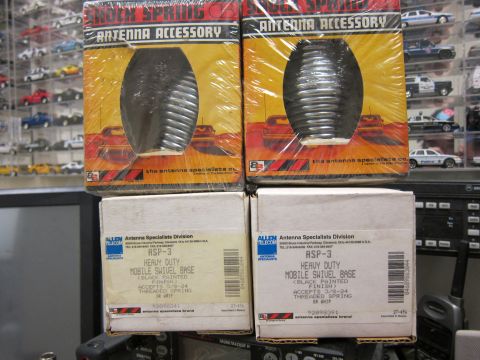 1991 Ford LTD Crown Victoria - Photograph of antenna accessory retail packaging on a counter, not a technical document.