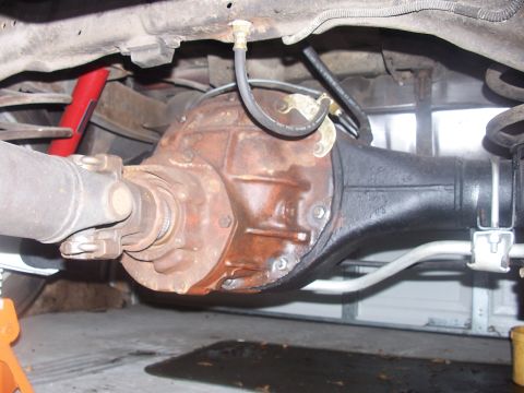 1979 Ford Ranchero - '72 Lincoln Mark IV 9 3/8 small wheel bearing axle housing with 31 spline axles. I installed a 4 pinion Trac-Lok carrier w/ 3.25 gears from…