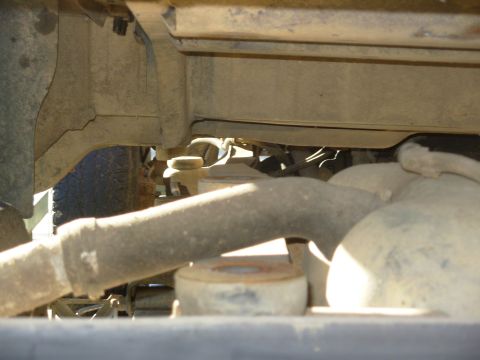 1983 Ford Bronco - L frame rail.
