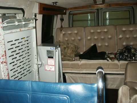 1993 Ford E150 - seating for 4 plus driver and wheelchair occupant.