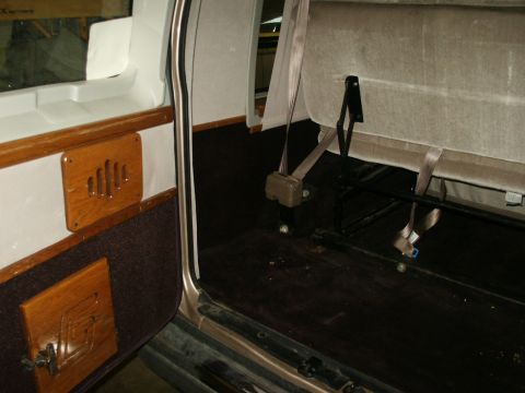 1993 Ford E150 - still have room in the rear for shopping spoils. As big as any auto trunk.