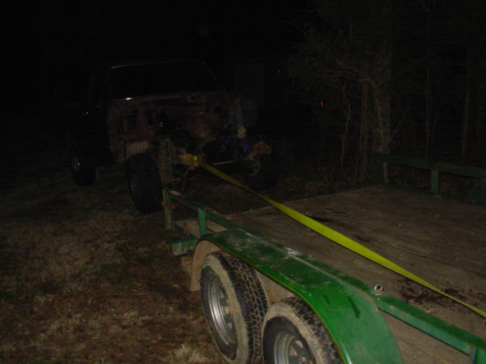 Now I can really raise the body & get the trans/t-case out.