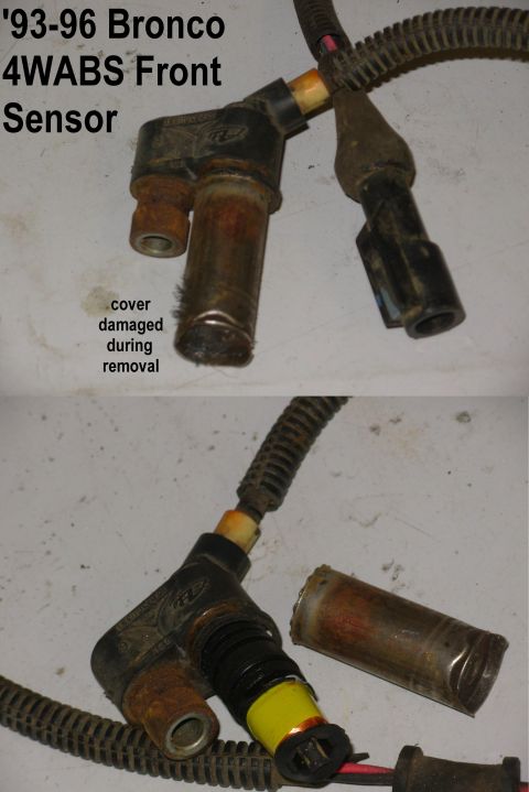 1983 Ford Bronco - '93-96 Bronco Front ABS Sensor Motorcraft BRAB30 (F4TZ2C204AA) This (or worse) is what happens every time I've tried to drive one out of a…