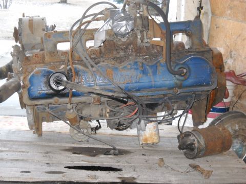 1954 Ford F-100 - 1-15-2012: Yes I broke the distributor cap hauling it home.