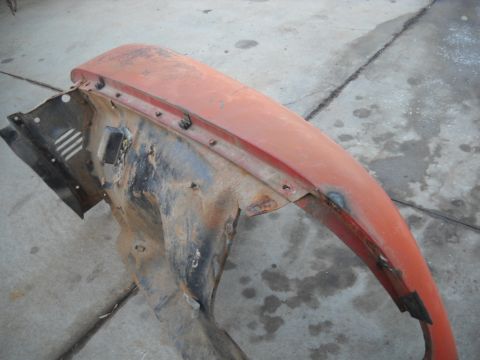 1954 Ford F-100 - 1-15-2012: The mounting flange is one spot they like to rust out and it's perfect.