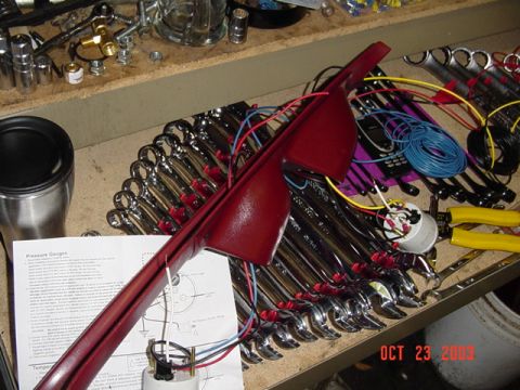 1989 Ford Bronco - I drilled and assembled the pod and wiring on the bench....Dont do this.