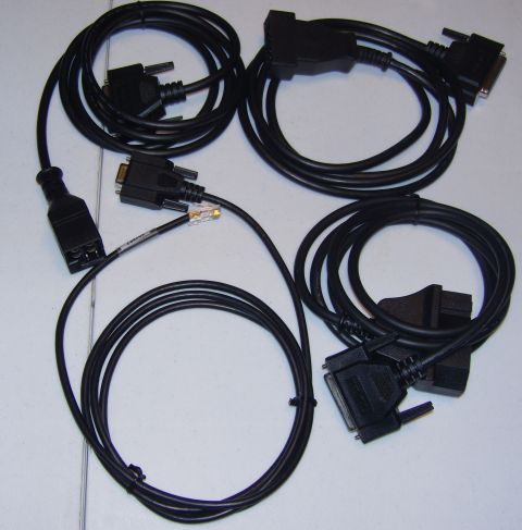 2007 Ford Mustang - A collection of automotive diagnostic cables, not a 2007 Ford Mustang.