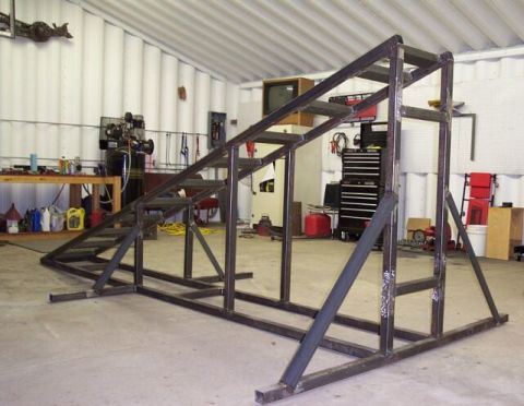 1990 Ford Bronco - Completed ramp, rear view